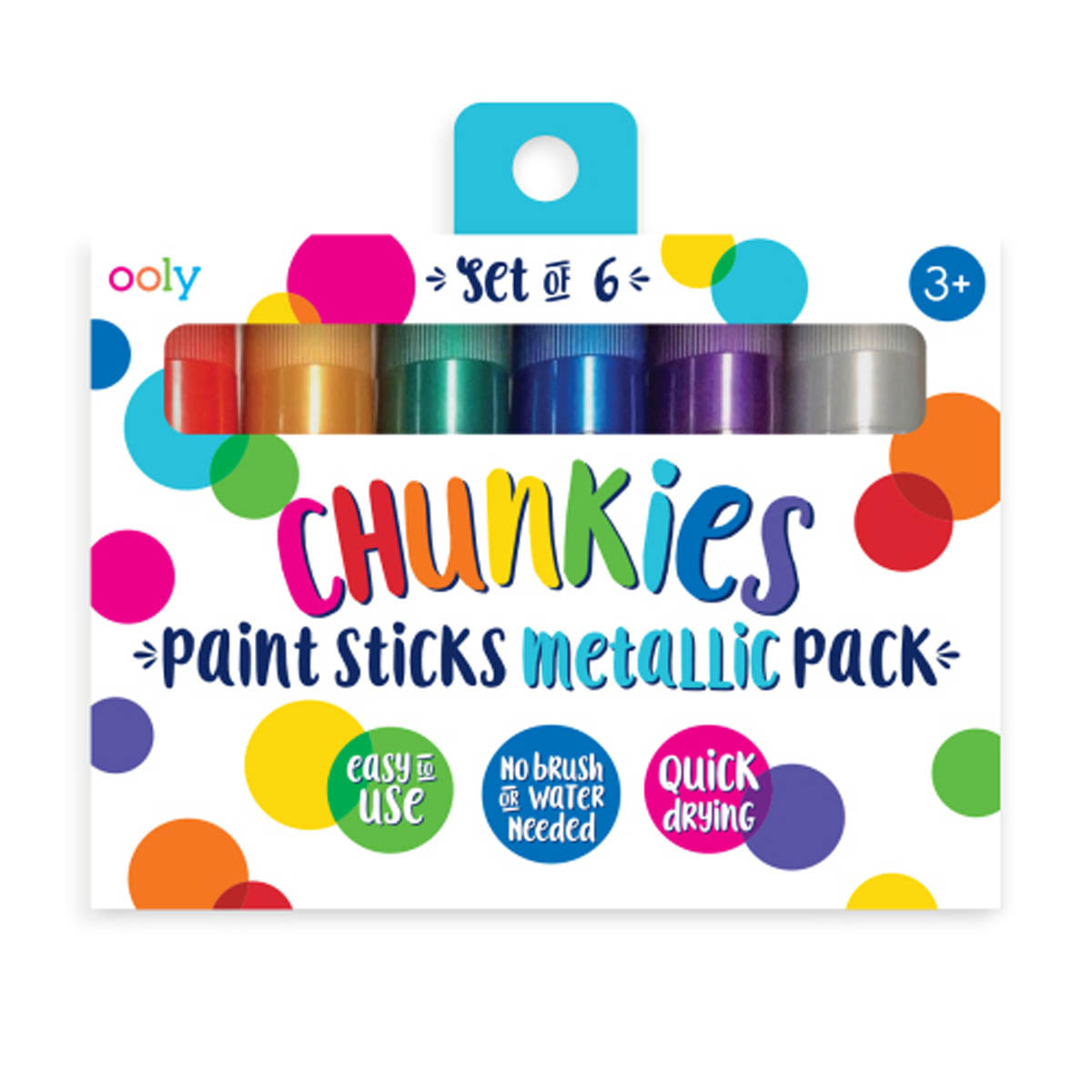 Metallic Chunkie Paint Sticks | 6pc
