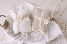 Load image into Gallery viewer, Muslin Blanket with Lace Trim