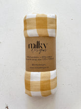 Load image into Gallery viewer, Toffee Gingham Wrap