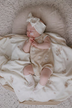 Load image into Gallery viewer, Summer Bubble Romper | Gia (Latte) SIZE 2YR