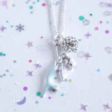 Load image into Gallery viewer, Blue Mermaid Necklace