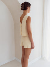 Load image into Gallery viewer, Knit Singlet | Lemon (Women's) SIZE XL