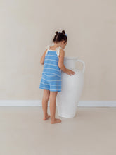 Load image into Gallery viewer, Tie Singlet | River Stripe SIZE 0-3M