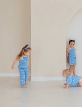 Load image into Gallery viewer, Tie Singlet | River Stripe SIZE 0-3M