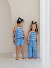 Load image into Gallery viewer, Tie Singlet | River Stripe SIZE 0-3M