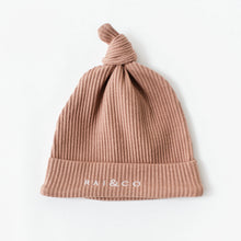 Load image into Gallery viewer, Baby Beanie Ribbed Knotted
