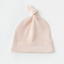 Load image into Gallery viewer, Baby Beanie Ribbed Knotted