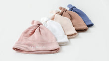 Load image into Gallery viewer, Baby Beanie Ribbed Knotted