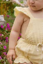 Load image into Gallery viewer, Organic Cotton Muslin Luciana Playsuit - Sunshine