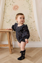 Load image into Gallery viewer, Organic Cotton Malia Playsuit - Bianca Noir