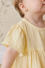 Load image into Gallery viewer, Organic Cotton Muslin Phillipa Dress - Sunshine
