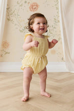 Load image into Gallery viewer, Organic Cotton Muslin Luciana Playsuit - Sunshine