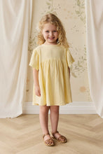 Load image into Gallery viewer, Organic Cotton Muslin Phillipa Dress - Sunshine