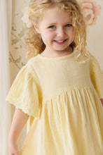 Load image into Gallery viewer, Organic Cotton Muslin Phillipa Dress - Sunshine