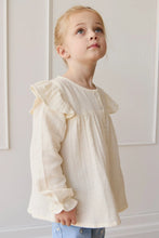 Load image into Gallery viewer, Organic Cotton Muslin Ava Blouse - Parchment