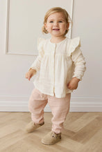 Load image into Gallery viewer, Organic Cotton Muslin Ava Blouse - Parchment