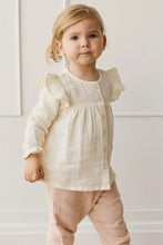 Load image into Gallery viewer, Organic Cotton Muslin Ava Blouse - Parchment