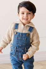 Load image into Gallery viewer, Nicholas Half Zip Jumper - Oatmeal Little Fawn Elk Fleck SIZE 1YR, 4YR, 5YR and 7YR