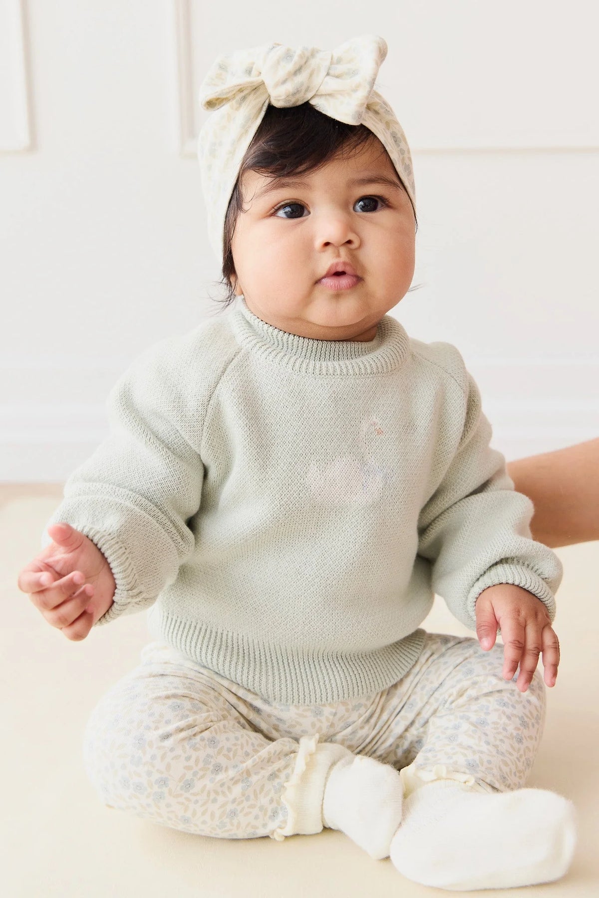 Organic Cotton Everyday Legging - Elodie Whisper White