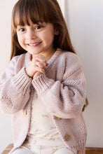 Load image into Gallery viewer, Sienna Cardigan - Violet Tint SIZE 0-3M, 3-6M, 8YR, 9YR and 10YR