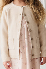 Load image into Gallery viewer, Aude Cardigan - Light Oatmeal Marle