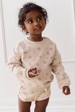 Load image into Gallery viewer, Organic Cotton Bobbie Sweatshirt - Goldie Bouquet Pink Tint SIZE 6-12M, 1YR and 8YR