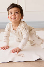 Load image into Gallery viewer, Organic Cotton Reese Zip Onepiece - Sasha Puppy Tofu SIZE 1YR and 2YR