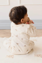 Load image into Gallery viewer, Organic Cotton Reese Zip Onepiece - Sasha Puppy Tofu SIZE 1YR and 2YR