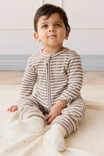 Load image into Gallery viewer, Organic Cotton Modal Gracelyn Onepiece - Narrow Stripe Tweed/Cloud