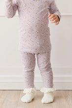 Load image into Gallery viewer, Organic Cotton Everyday Legging - Lulu Bloom Iris