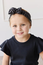 Load image into Gallery viewer, Organic Cotton Headband - Gingham Night