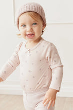 Load image into Gallery viewer, Organic Cotton Long Sleeve Bodysuit - Meredith Violet