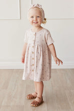 Load image into Gallery viewer, Organic Cotton Lola Dress - Meredith Violet SIZE 6YR, 8YR and 9YR
