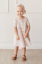 Load image into Gallery viewer, Organic Cotton Lola Dress - Meredith Violet SIZE 6YR, 8YR and 9YR