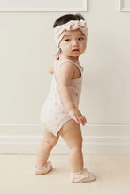 Load image into Gallery viewer, Organic Cotton Bridget Singlet Bodysuit | Meredith Violet SIZE 3-6M and 6-12M