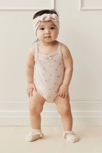 Load image into Gallery viewer, Organic Cotton Bridget Singlet Bodysuit | Meredith Violet SIZE 3-6M and 6-12M