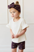 Load image into Gallery viewer, Organic Cotton Fine Rib Headband - Simone Huckleberry