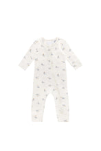 Load image into Gallery viewer, Organic Cotton Reese Zip Onepiece - Whales