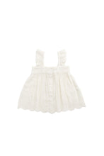 Load image into Gallery viewer, Organic Cotton Muslin Anja Top - Parchment SIZE 5YR