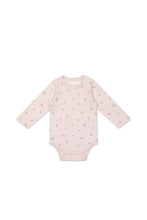 Load image into Gallery viewer, Organic Cotton Long Sleeve Bodysuit - Meredith Violet