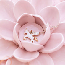 Load image into Gallery viewer, Flying Unicorn Necklace