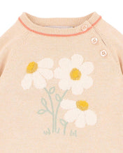 Load image into Gallery viewer, Botanica Flowers Knitted Romper SIZE 1YR