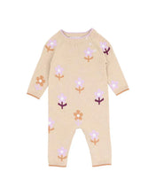 Load image into Gallery viewer, Tutu Tigers Flowers Knitted Romper SIZE 6-12M