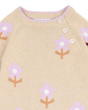 Load image into Gallery viewer, Tutu Tigers Flowers Knitted Romper SIZE 6-12M