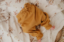 Load image into Gallery viewer, Ribbed Slouch Pants | Mustard