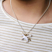 Load image into Gallery viewer, Flying Unicorn Necklace