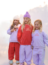 Load image into Gallery viewer, Good Tracky Pullover | Lavender/Red