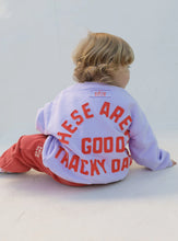 Load image into Gallery viewer, Good Tracky Pullover | Lavender/Red