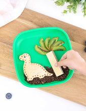 Load image into Gallery viewer, Dinosaur Cut and Crimp Sandwich Pockets