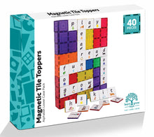 Load image into Gallery viewer, Magnetic Tile Toppers | Alphabet Lower Case (40pc)